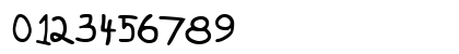 Crayon Regular Numeric Preview