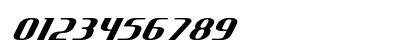 Crevil Black Expanded Italic Numeric Preview