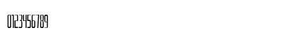 Crevio Extra-condensed Bold Numeric Preview