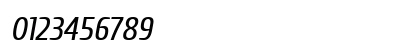 Cuprum Italic Numeric Preview