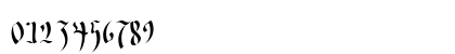 Dgothic Regular Numeric Preview