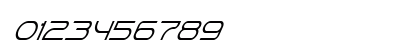 DANCING JUICE Italic Numeric Preview