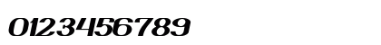 DANIEL Bold Italic Numeric Preview