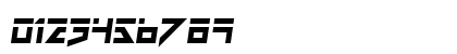 Dark Future Italic Numeric Preview