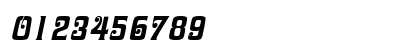 Davis Italic Numeric Preview