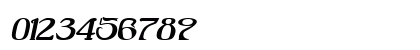 Deco-Extended Bold Italic Numeric Preview