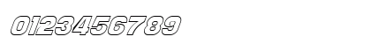 Distant Galaxy Outline Italic Preview