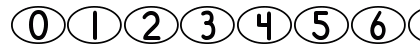 DJB Standardized Test Oval 2 Regular Numeric Preview