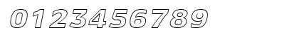 DoricOutline Oblique Numeric Preview