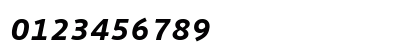 Drive Mono Bold Italic Numeric Preview