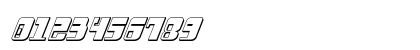 Drosselmeyer 3D Italic Italic Numeric Preview