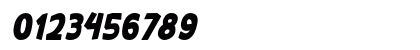 Ducklips Bold Italic Numeric Preview
