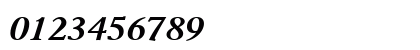 Dutch823 BT Bold Italic Numeric Preview