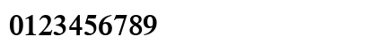 Dutch801 SeBd BT Semi-Bold Numeric Preview