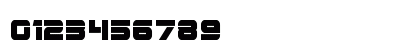 Edge Racer Regular Numeric Preview