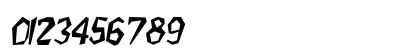 Edgy Oblique Numeric Preview