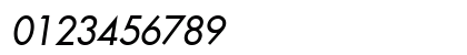 Efrom Oblique Numeric Preview