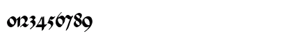 Ehmcke Federfraktur Regular Numeric Preview