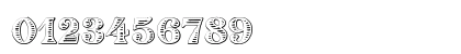 Eingraviert Beveled Regular Numeric Preview