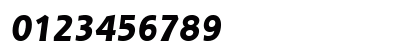 EkeBlack Oblique Numeric Preview