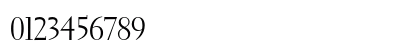 Electra LT Std Display Numeric Preview