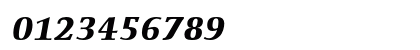 Ellington MT Extra Bold Italic Preview