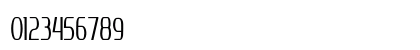 Englesan Condensed Regular Numeric Preview