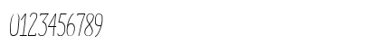 Enyo Slab Light Italic Numeric Preview