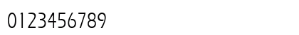 ErgoeCondensed Regular Numeric Preview