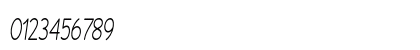 Erodom Condensed Italic Preview