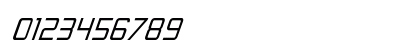Escape Artist Bold Italic Numeric Preview