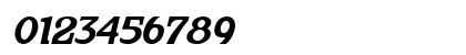 Escudo Oblique Numeric Preview
