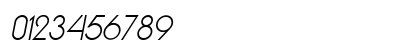 Essence Sans Italic Numeric Preview