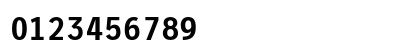 ETC Trispace SemiBold Narrow Numeric Preview
