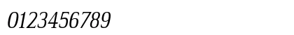 Ethos Condensed Light Italic Preview