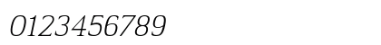 Ethos Expanded Thin Italic Preview