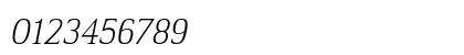 Ethos Thin Italic Preview