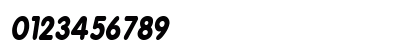Ex RoundedCondensed Bold-Oblique Numeric Preview