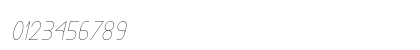 Exacta Light-Italic Numeric Preview