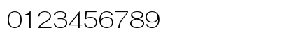 Fahkwang ExtraLight Numeric Preview