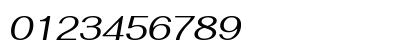 Fahkwang Italic Numeric Preview