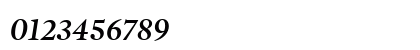 Mercury Display SemiBold Italic Numeric Preview