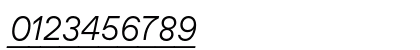 Favorit Lining Std Light Italic Numeric Preview