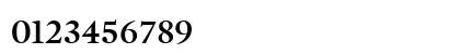 Mercury Display SemiBold Numeric Preview
