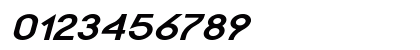 Feredon Expanded Italic Numeric Preview