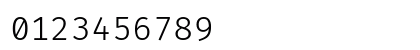 FiraCode Nerd Font Regular Numeric Preview