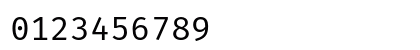 Fira Mono for Powerline Regular Numeric Preview