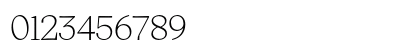 FK Roman Display Thin Numeric Preview