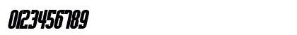 Flintstone Bold Italic Numeric Preview