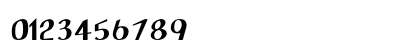 Flush Extra-expanded Bold Numeric Preview
